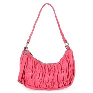 NWT Ruched Two-Way Shoulder Bag